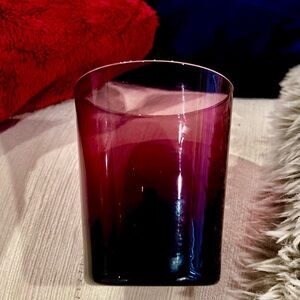 Vintage Purple Glass Tumbler